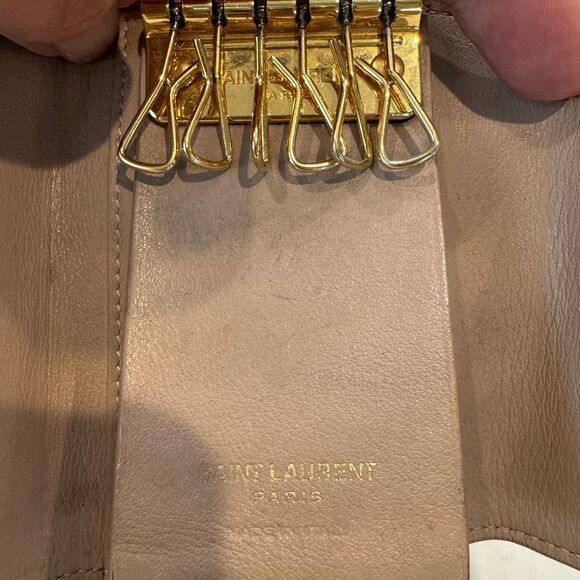 Yves Saint Laurent Taupe Card Holder - Picture 10 of 16